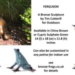Bronze outdoor sculpture by Tim Cotterill